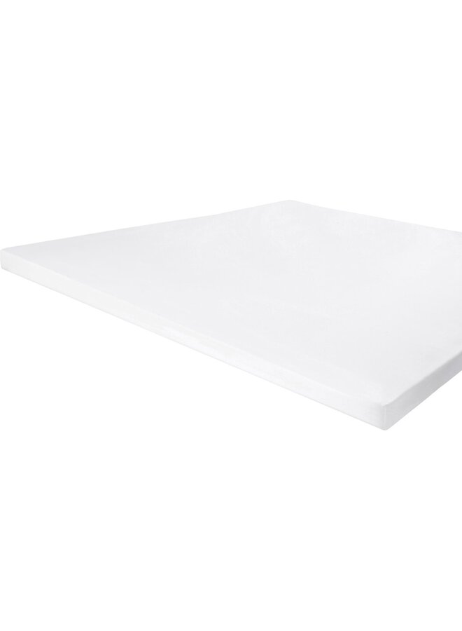 Hoeslaken Topper Bed Basics Wit - Jersey