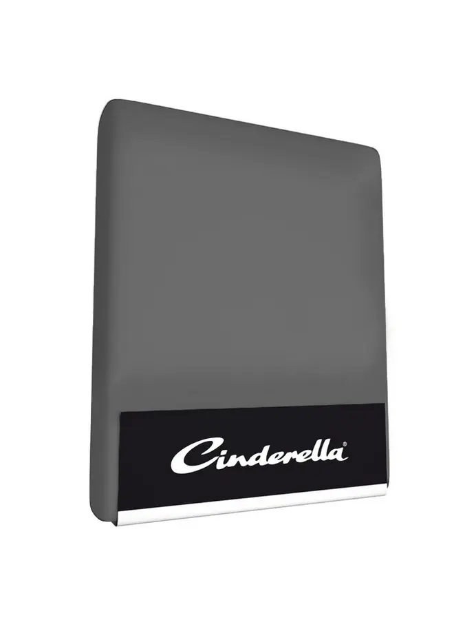 Cinderella Hoeslaken Antraciet - Dubbel Jersey