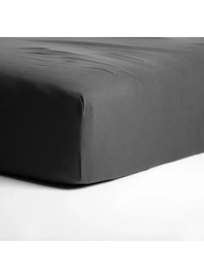 Cinderella Hoeslaken Antraciet - Dubbel Jersey