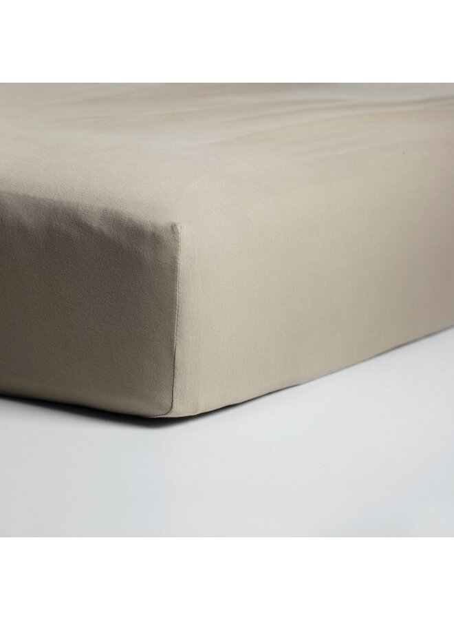 Cinderella Hoeslaken Taupe - Dubbel Jersey