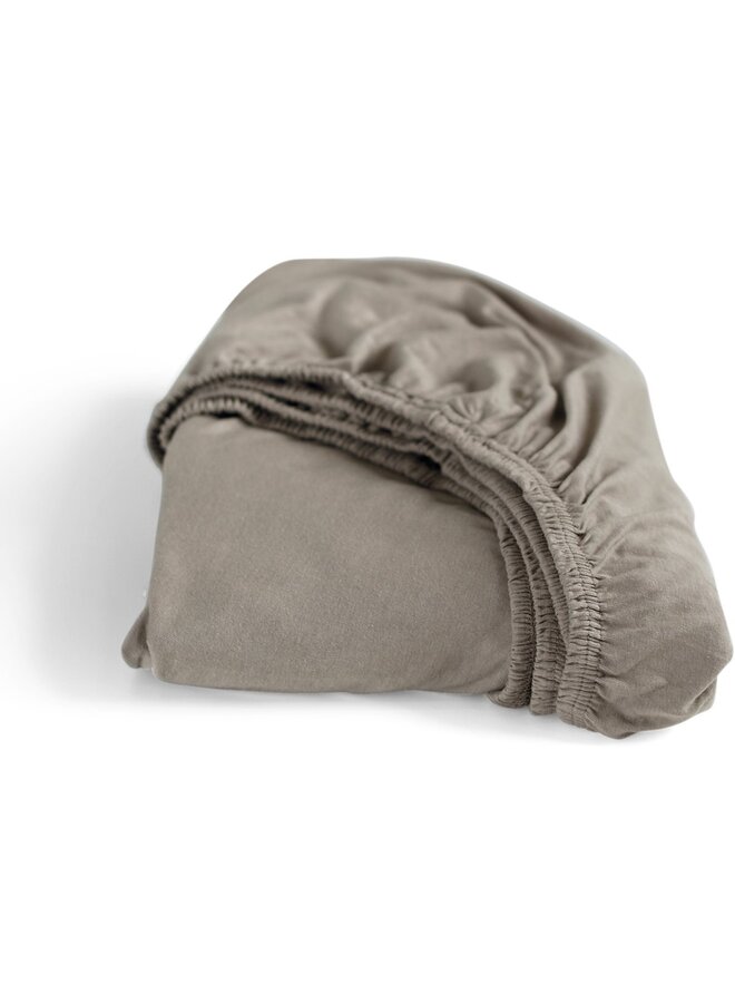 Cinderella Hoeslaken Taupe - Dubbel Jersey
