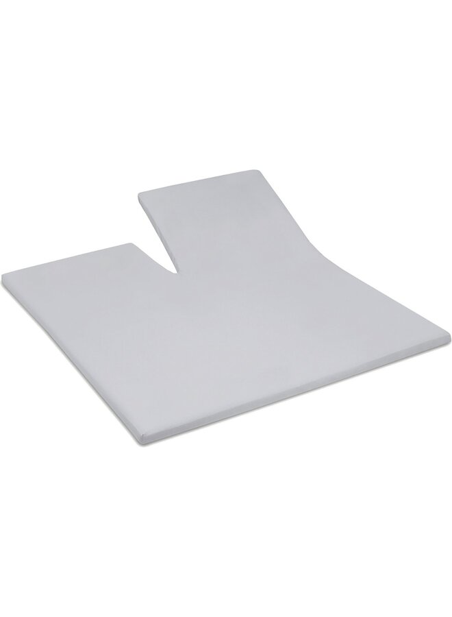 Cinderella Hoeslaken Splittopper Lichtgrijs - Dubbel Jersey