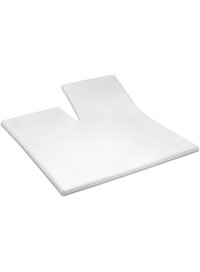 Cinderella Hoeslaken Splittopper Wit - Dubbel Jersey