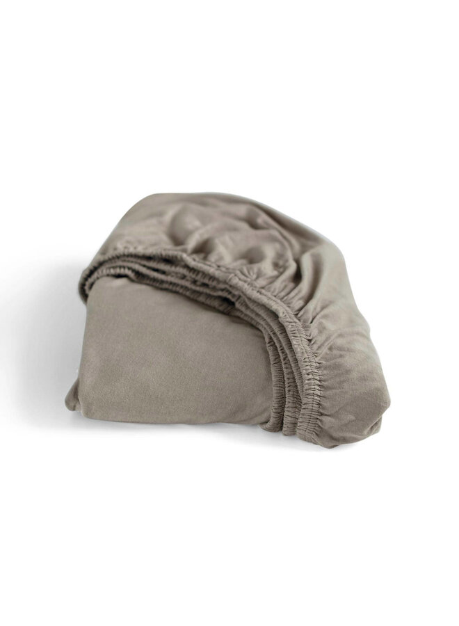 Cinderella Hoeslaken Hoge Hoek Taupe - Jersey