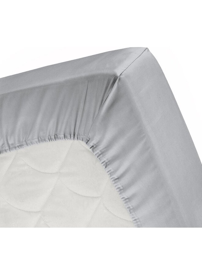 Cinderella Hoeslaken Topper Lichtgrijs - Jersey
