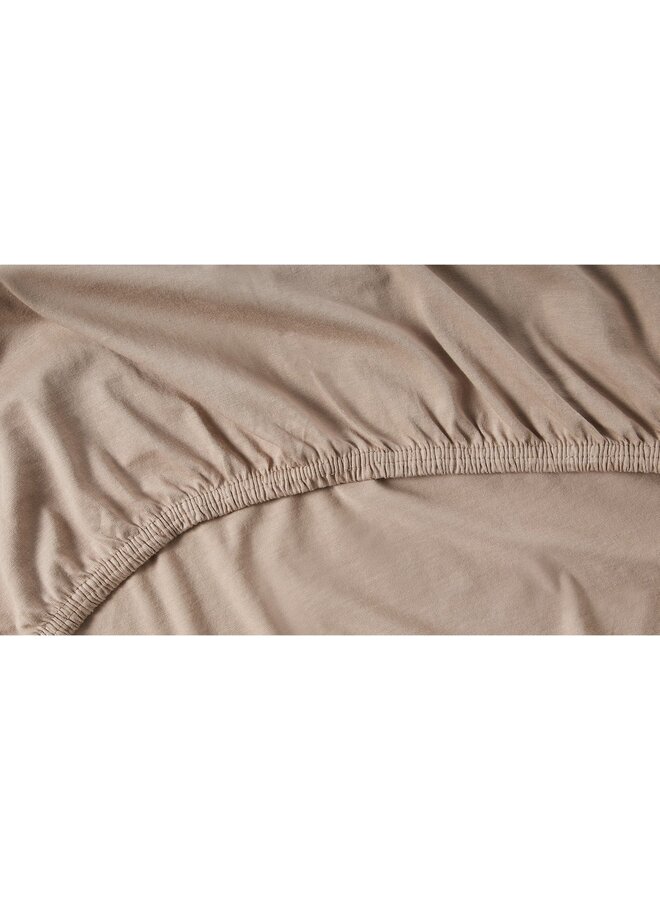 Cinderella Hoeslaken Topper Taupe - Jersey