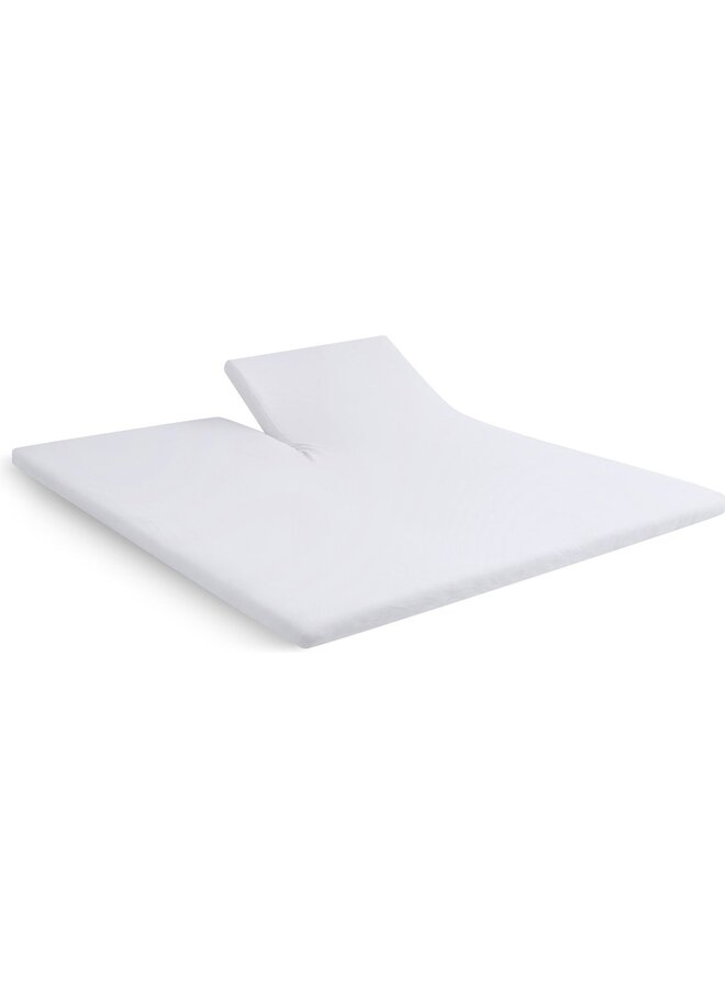 Cinderella Hoeslaken Splittopper Wit - Jersey