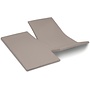 Cinderella Hoeslaken Dubbele Splittopper Weekend Taupe - Katoen