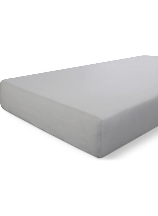 Walra Hoeslaken Crispy Cotton Grijs  - Katoen