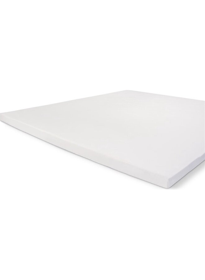 Walra Hoeslaken Crispy Cotton Topper Wit - Katoen