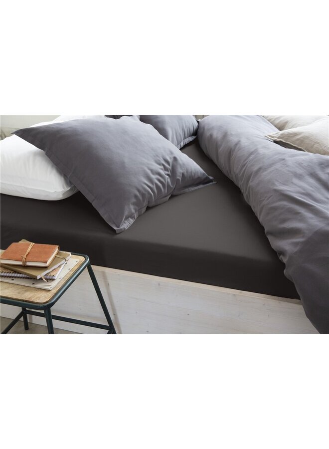 Walra Hoeslaken Stretch Antraciet  - Jersey