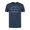 Denimcel Melange Ocean Peak T-shirt - Dress Blue Denimcel Melange Ocean Peak T-shirt - Dress Blue