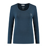 Denimcel Melange Longsleeve Ocean Peak - Dress Blue Denimcel Melange Longsleeve Ocean Peak - Dress Blue