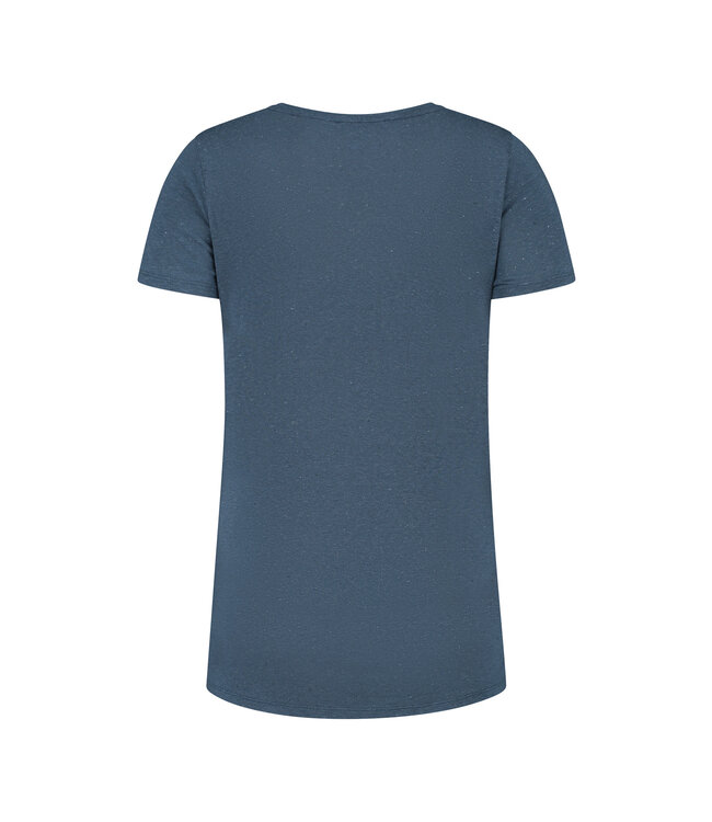 Denimcel Melange Bottle Stream T-shirt - Indigo