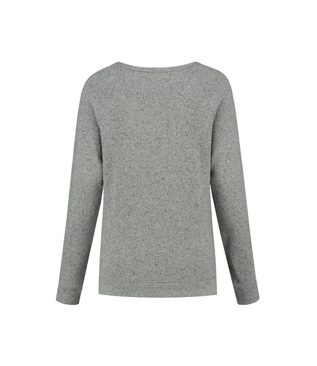 Relax Raglan Sweater - Light Grey