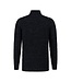 Harlingen Half Zip Sweater - Navy Melange