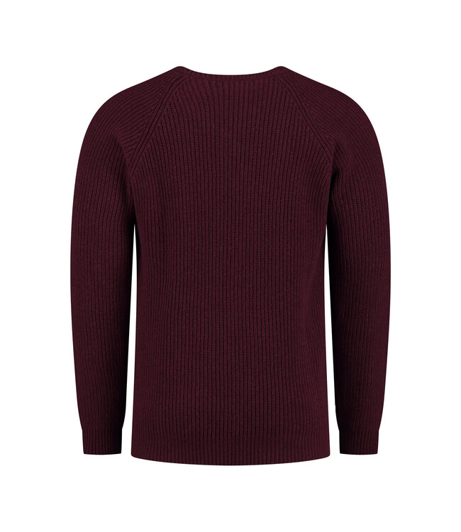Essential Sweater - Bordeaux Melange