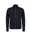 Harlingen Full Zip Sweater - Navy Melange