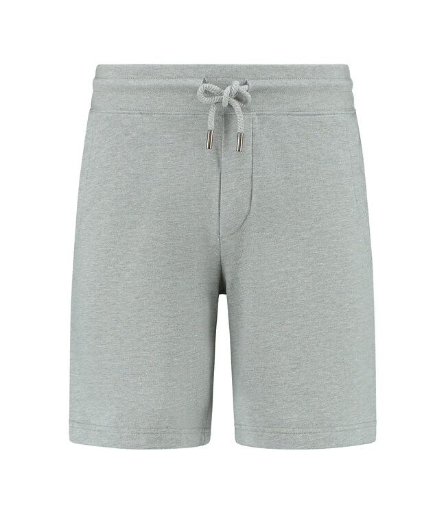 Blue Fleece Short - Grey Melange