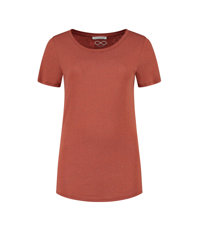 Denimcel Melange T-shirt - Rust