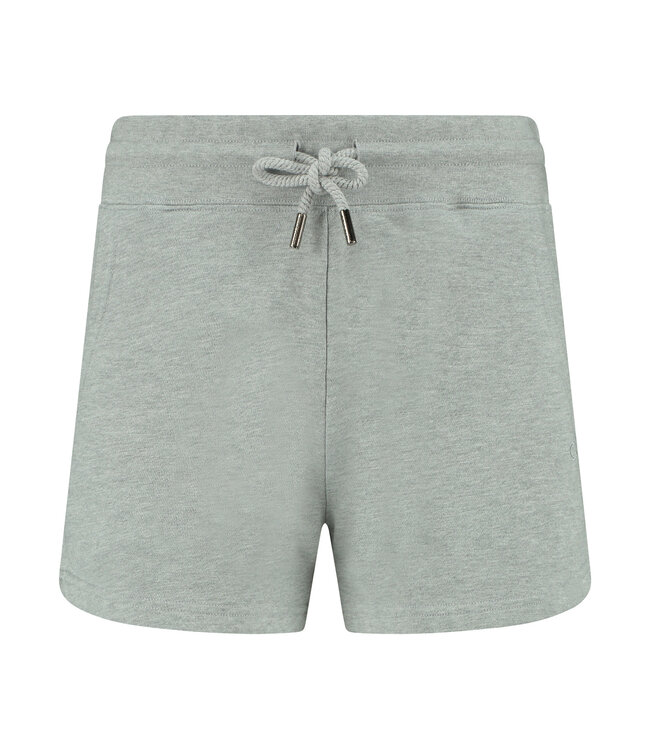 Blue Fleece Short - Grey Melange