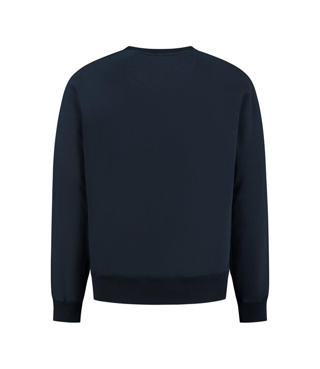 Blue Fleece Bear Sweater - Dress Blue