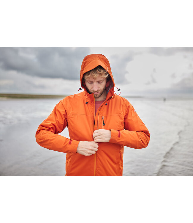 Virga Shell Rainjacket - Rust