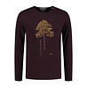 Denimcel Stretch Big Tree Longsleeve - Wine Denimcel Stretch Big Tree Longsleeve - Wine