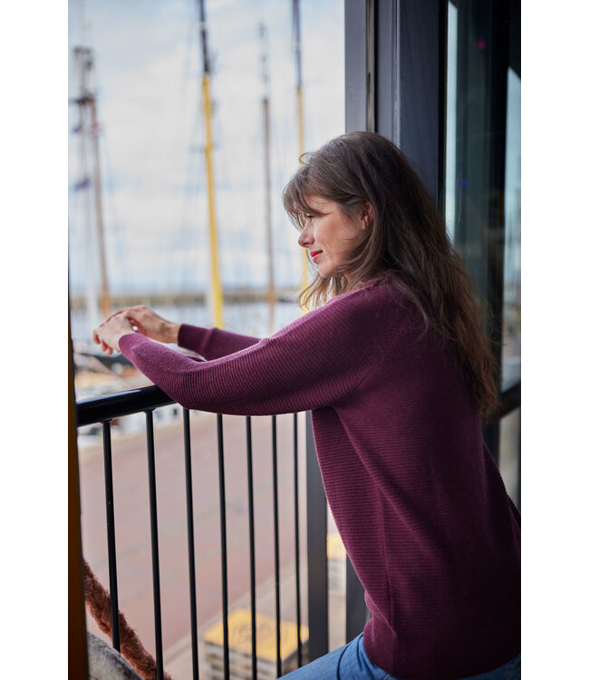 Woolcel Pullover - Wine