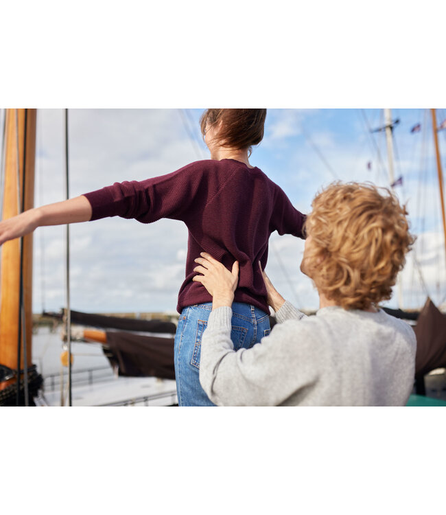 Woolcel Pullover - Wine