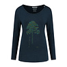 Denimcel Stretch Big Tree Longsleeve - Dress Blue Denimcel Stretch Big Tree Longsleeve - Dress Blue
