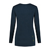 Denimcel Stretch Falling Leaves Longsleeve - Dress Blue Denimcel Stretch Falling Leaves Longsleeve - Dress Blue