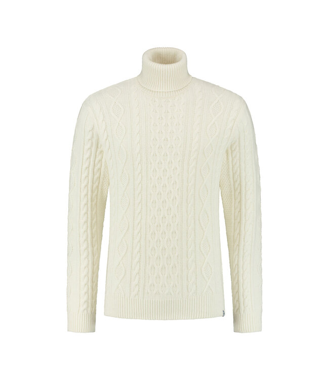 Essential Cable Sweater - White