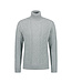 Essential Cable Sweater - Light Grey