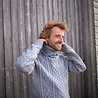 Essential Cable Sweater - Light Grey Essential Cable Sweater - Light Grey