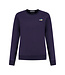 Blue Fleece Fishshark Crewe Sweater - Astral Navy