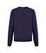 Blue Fleece Fishshark Crewe Sweater - Astral Navy