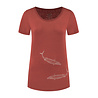 Denimcel Swimming Fish T-shirt - Rust Denimcel Swimming Fish T-shirt - Rust