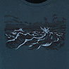 Denimcel Melange Waves T-shirt - Dress Blue Denimcel Melange Waves T-shirt - Dress Blue