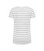 Denimcel Stripe T-shirt - White/Light Blue