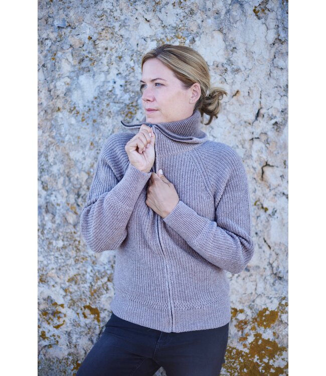 Essential Nautic Cardigan - Mid Beige