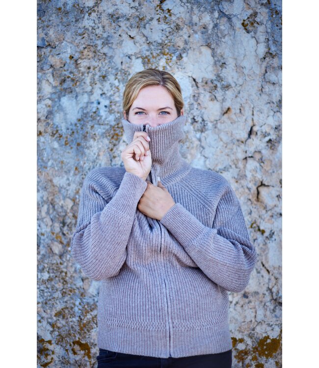 Essential Nautic Cardigan - Mid Beige