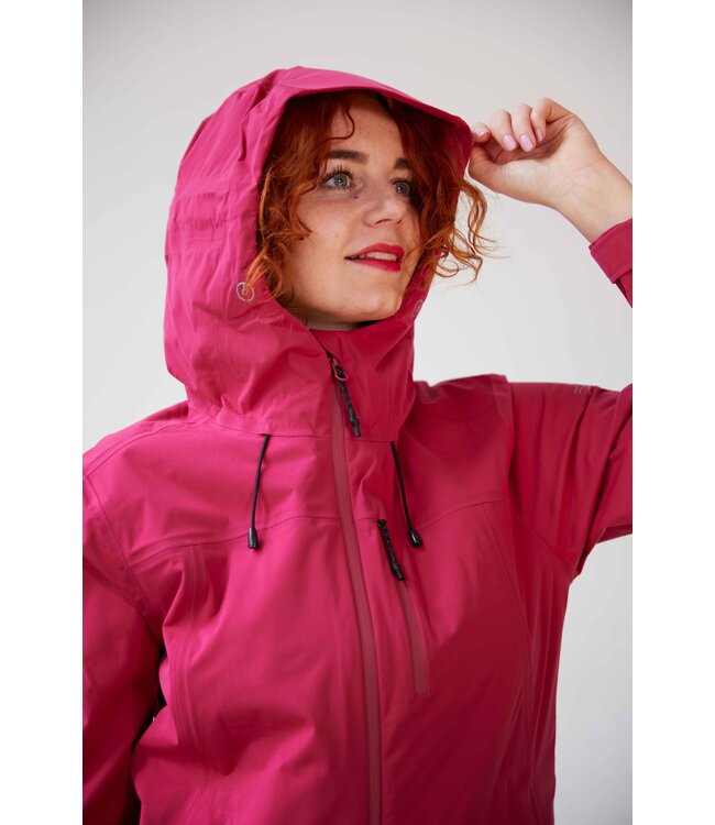Virga Shell Rainjacket - Berry
