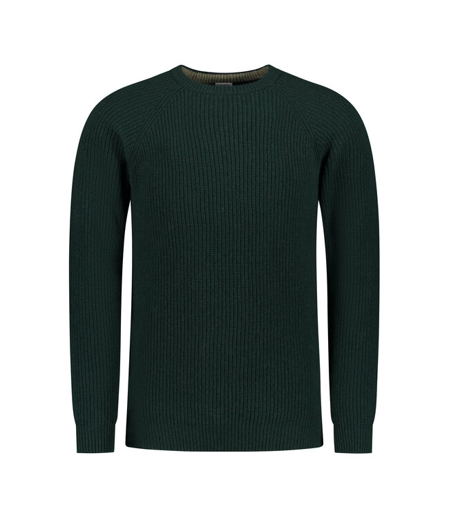 Essential Crewe Sweater - Dark Green