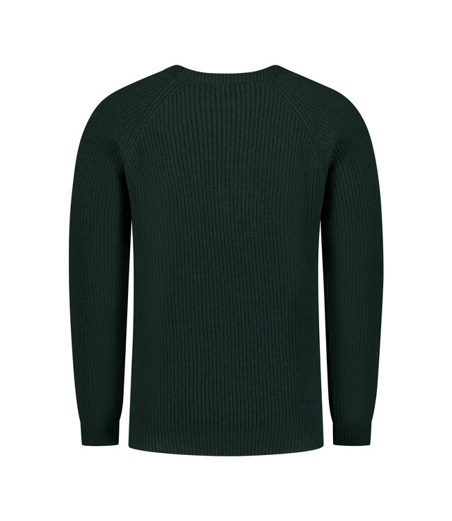 Essential Crewe Sweater - Dark Green