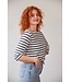 Refibra Stripe 3/4 Longsleeve - White/Navy