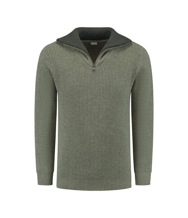 Essential Nautic Sweater - Mid Green
