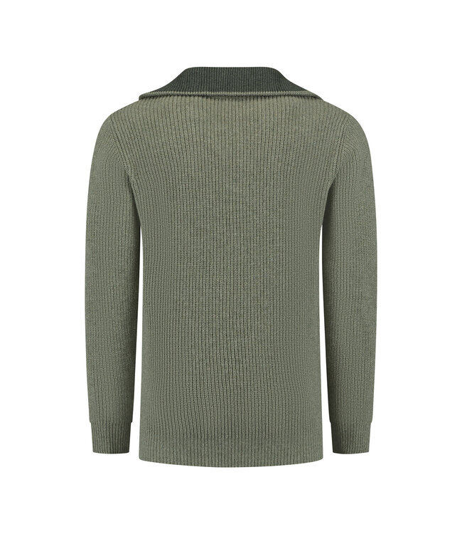 Essential Nautic Sweater - Mid Green