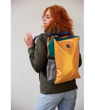 Backpack With Side Pocket - Multicolour