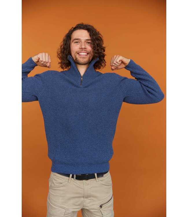 Essential Nautic Sweater - Sea Blue